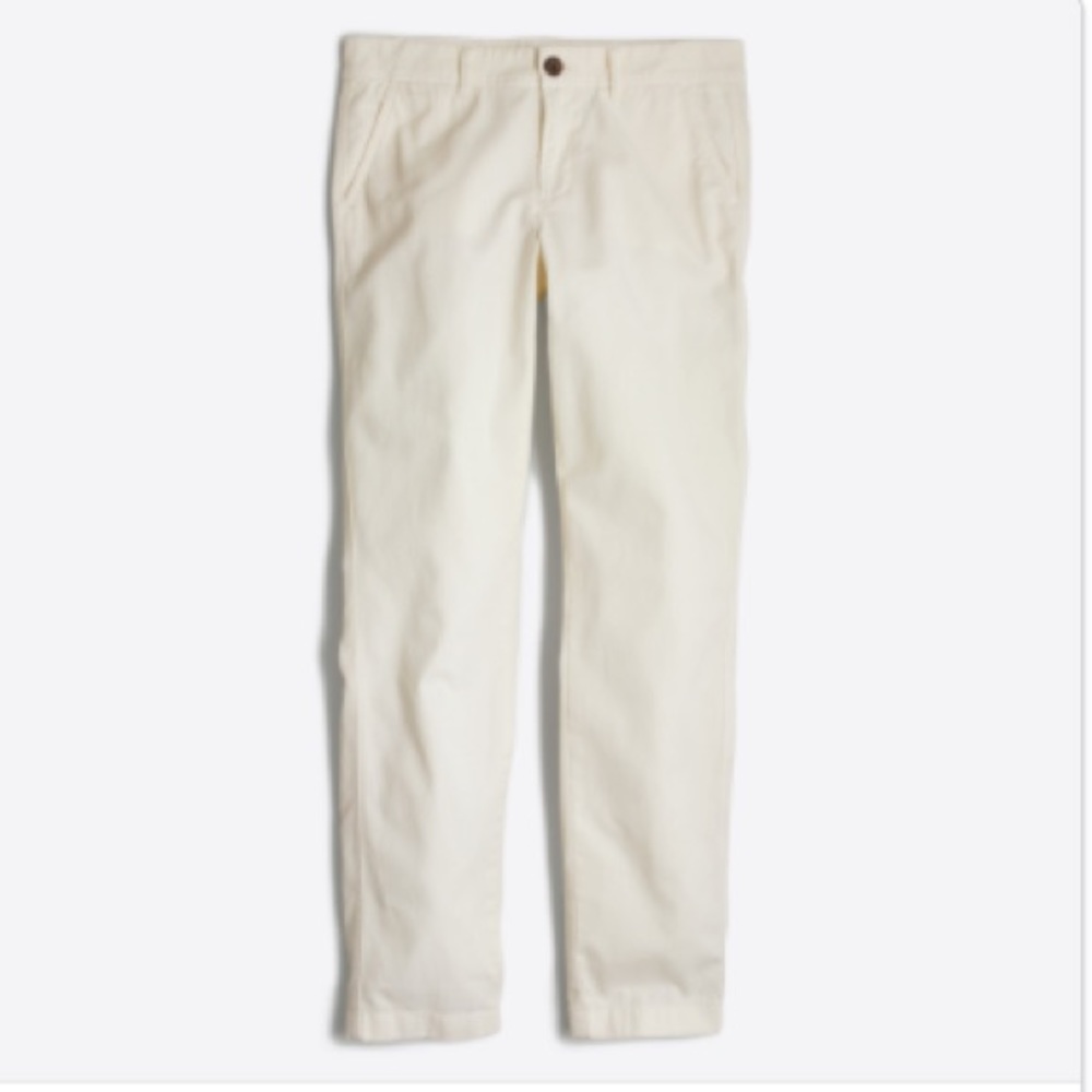 NWT JCREW BROKEN IN RELAXED FIT CHINO CAPRI